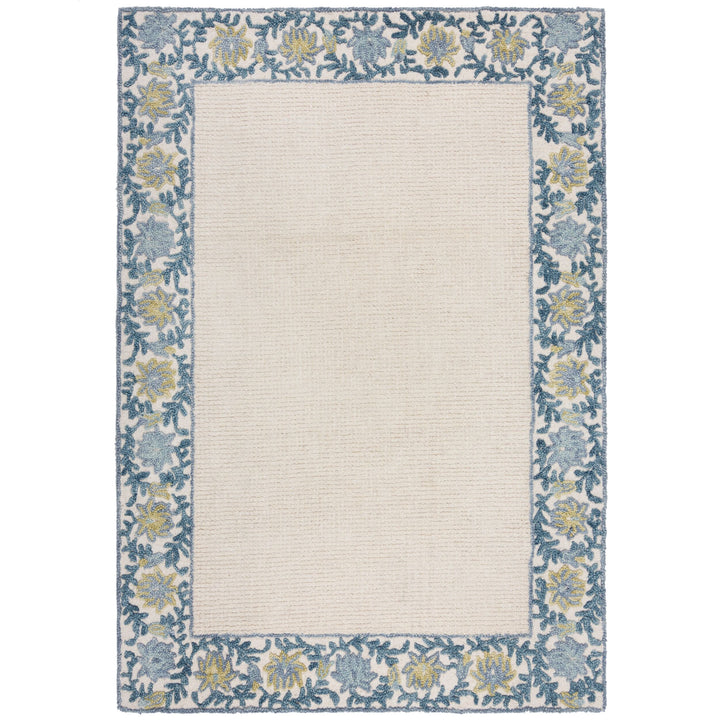 Tapis floral en laine MYLA