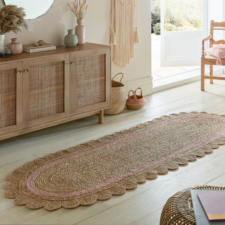 Tapis de couloir en jute GRACE