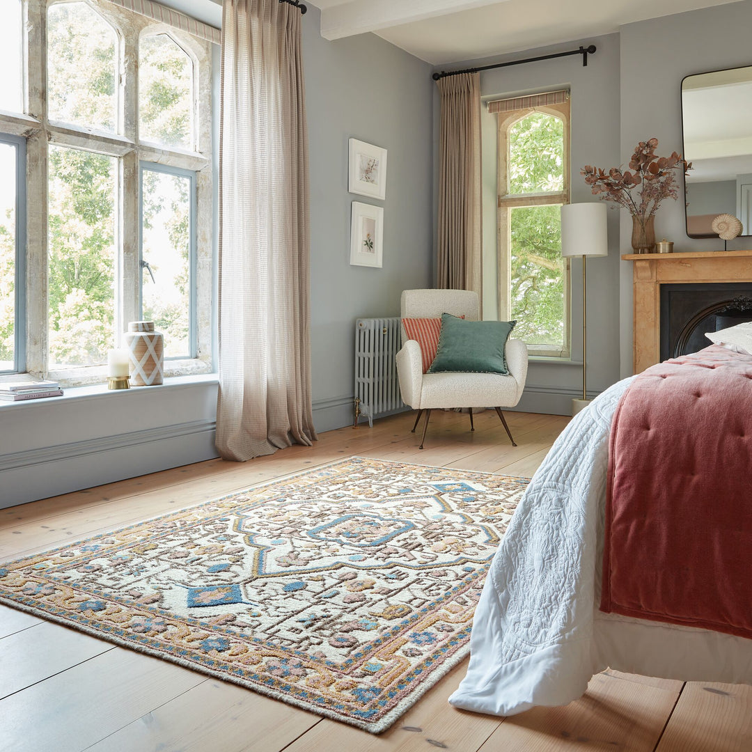 Tapis premium en laine noué à la main AUVIA