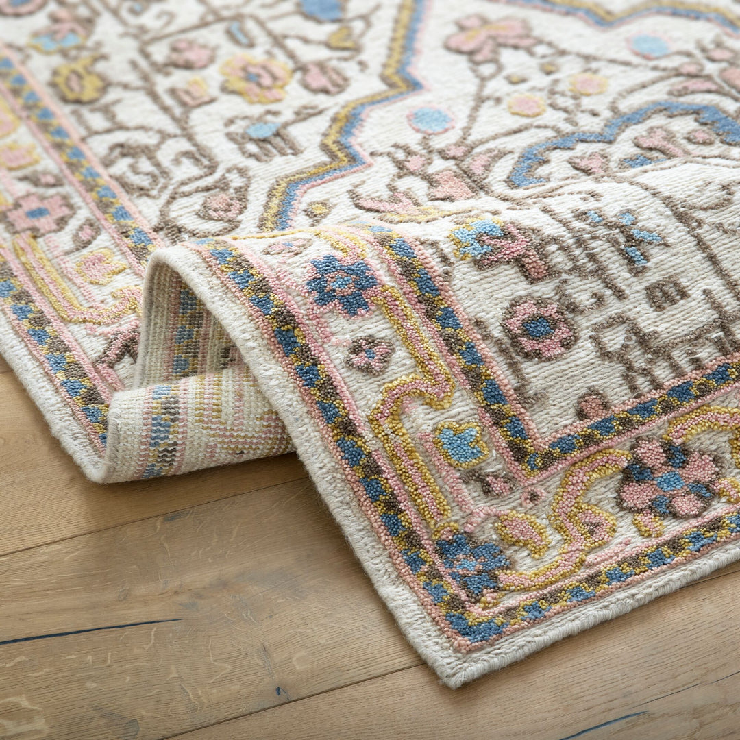 Tapis premium en laine noué à la main AUVIA