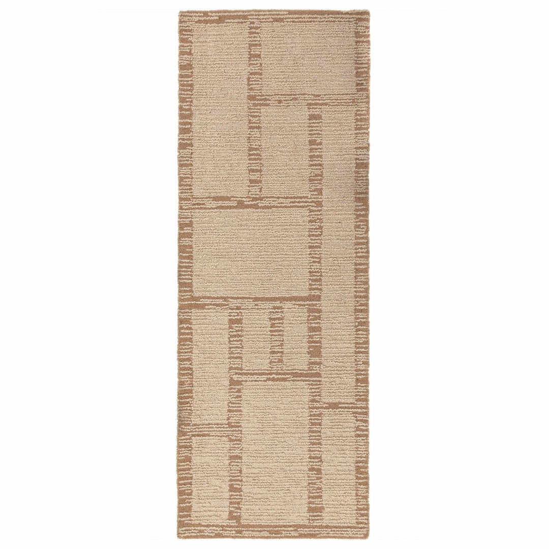 tapis couloir laine harris modula naturel 