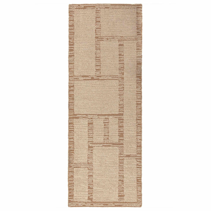 tapis couloir laine harris modula naturel 