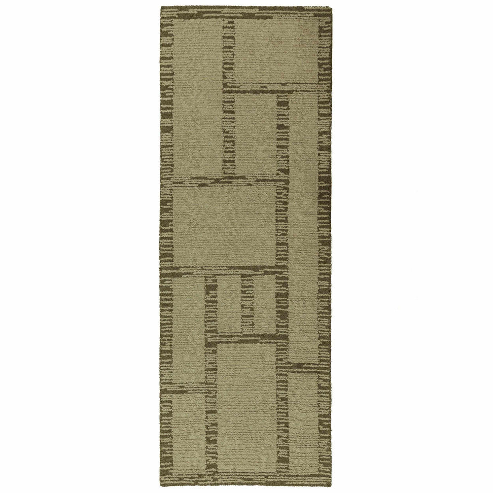 tapis couloir laine harris modula pistache #couleur_pistache