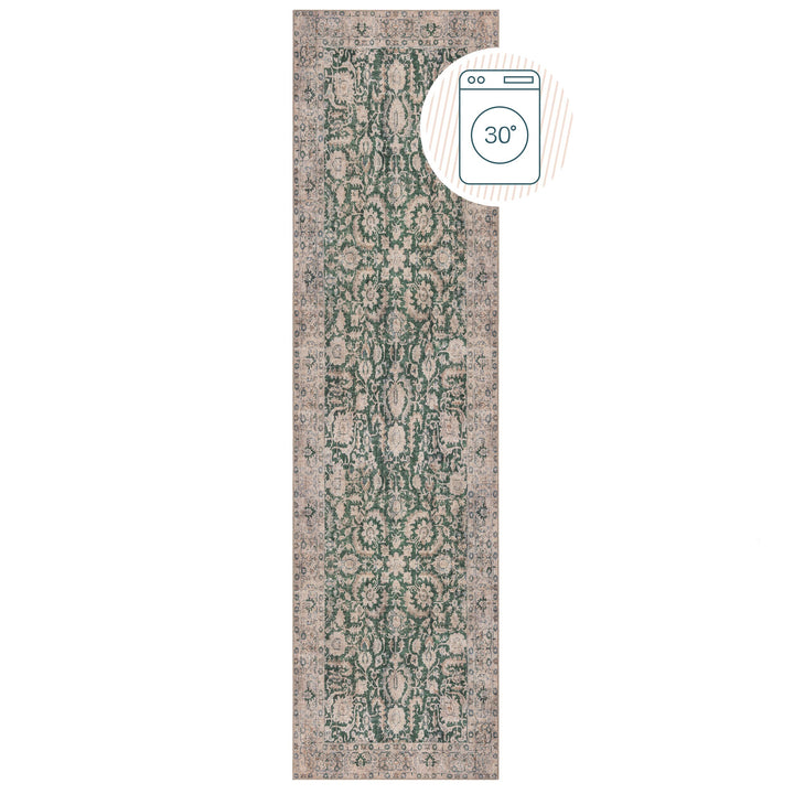 Tapis de couloir lavable BEAU FLORAL
