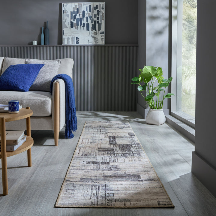 Tapis lavable de couloir  SILAS