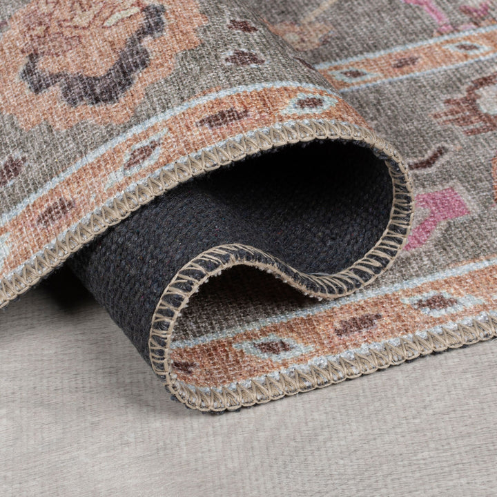 Tapis lavable de couloir  UNA FLORAL