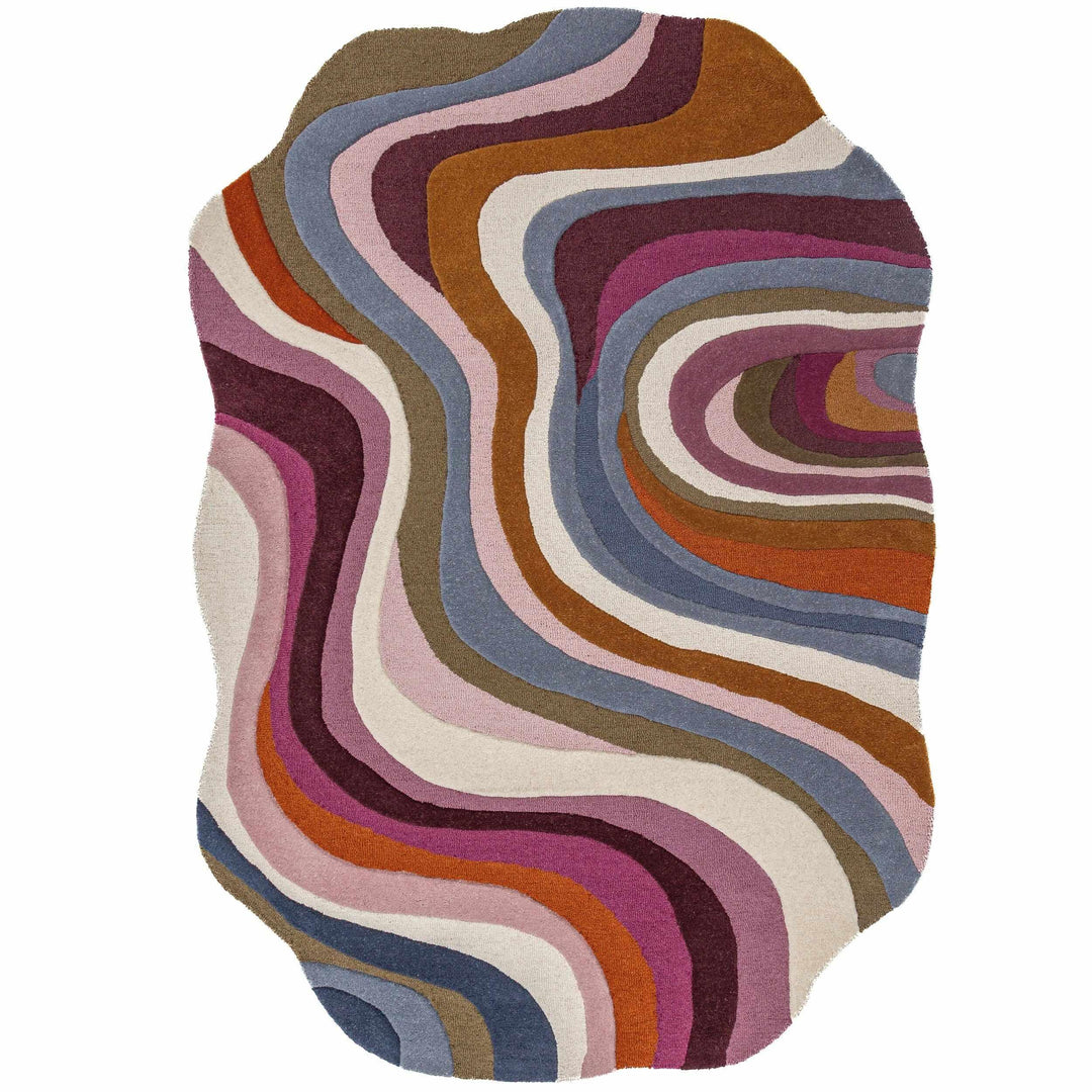 tapis ovale laine envy wool multicolore 
