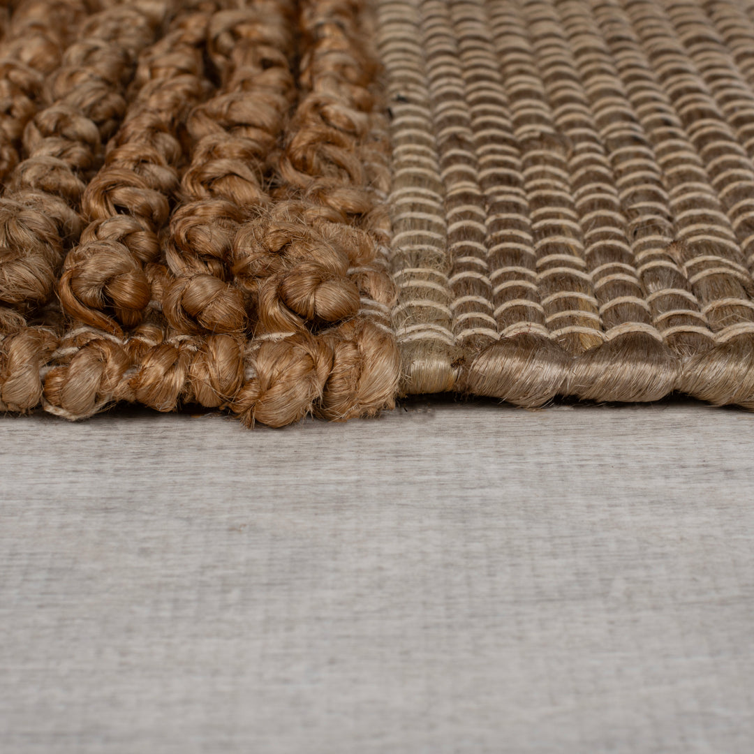 Tapis en jute PATCHWORK