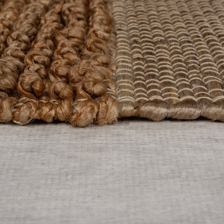Tapis en jute PATCHWORK