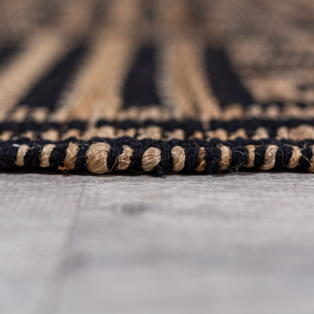 Tapis en jute MEANDER