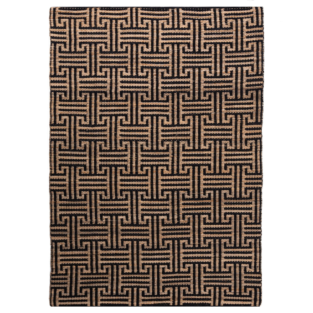Tapis en jute MEANDER