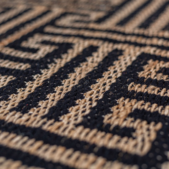 Tapis en jute MEANDER