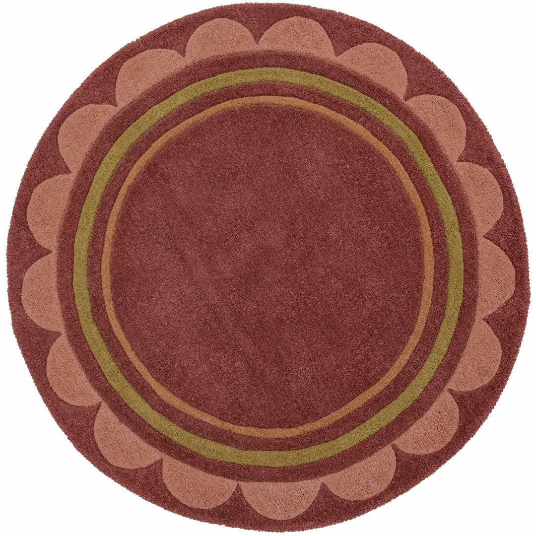 tapis rond laine lois mure 
