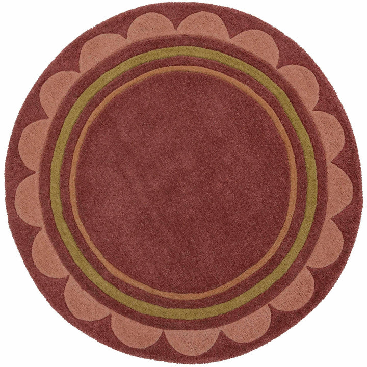 tapis rond laine lois mure 