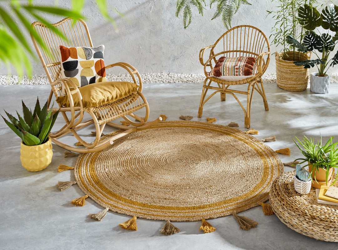 Tapis rond en jute ISTANBUL