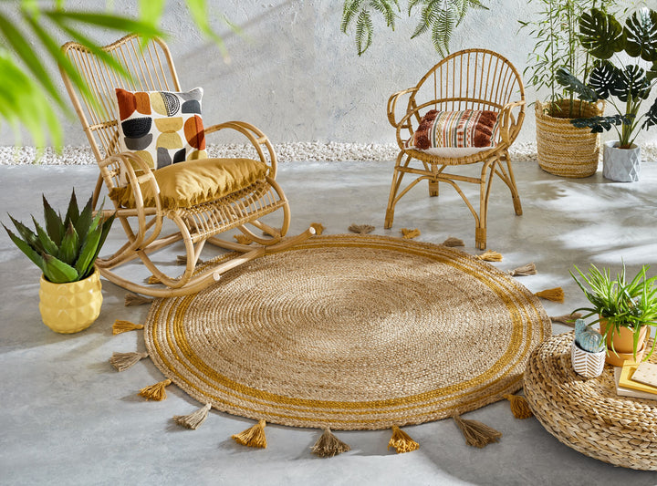 Tapis rond en jute ISTANBUL