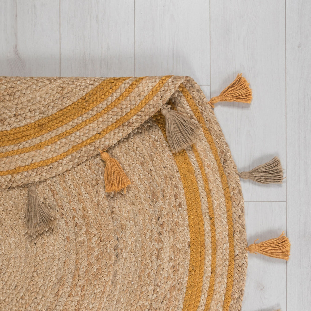 Tapis rond en jute ISTANBUL