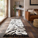 Tapis moderne de couloir ESRA ZEBRA