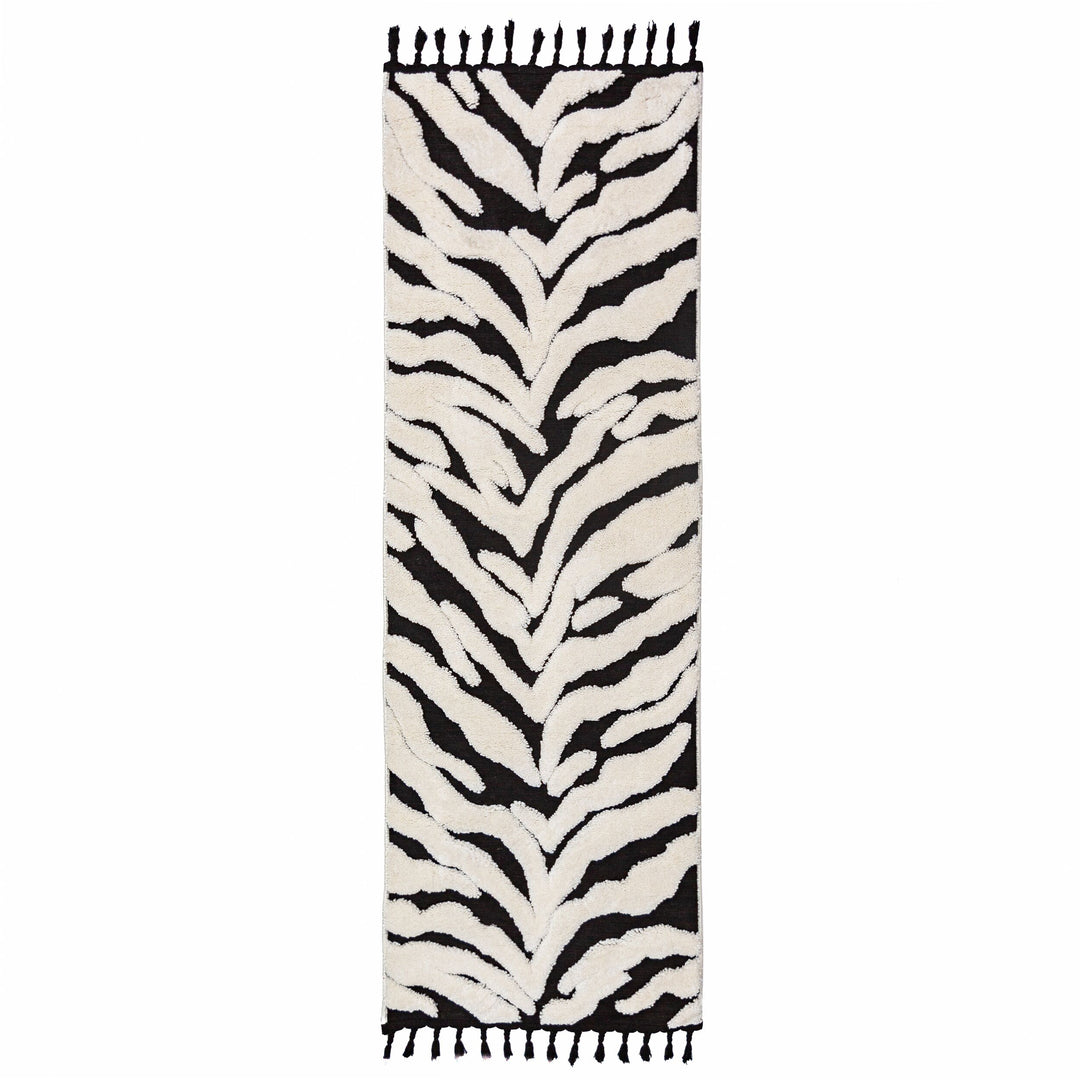 Tapis moderne de couloir ESRA ZEBRA
