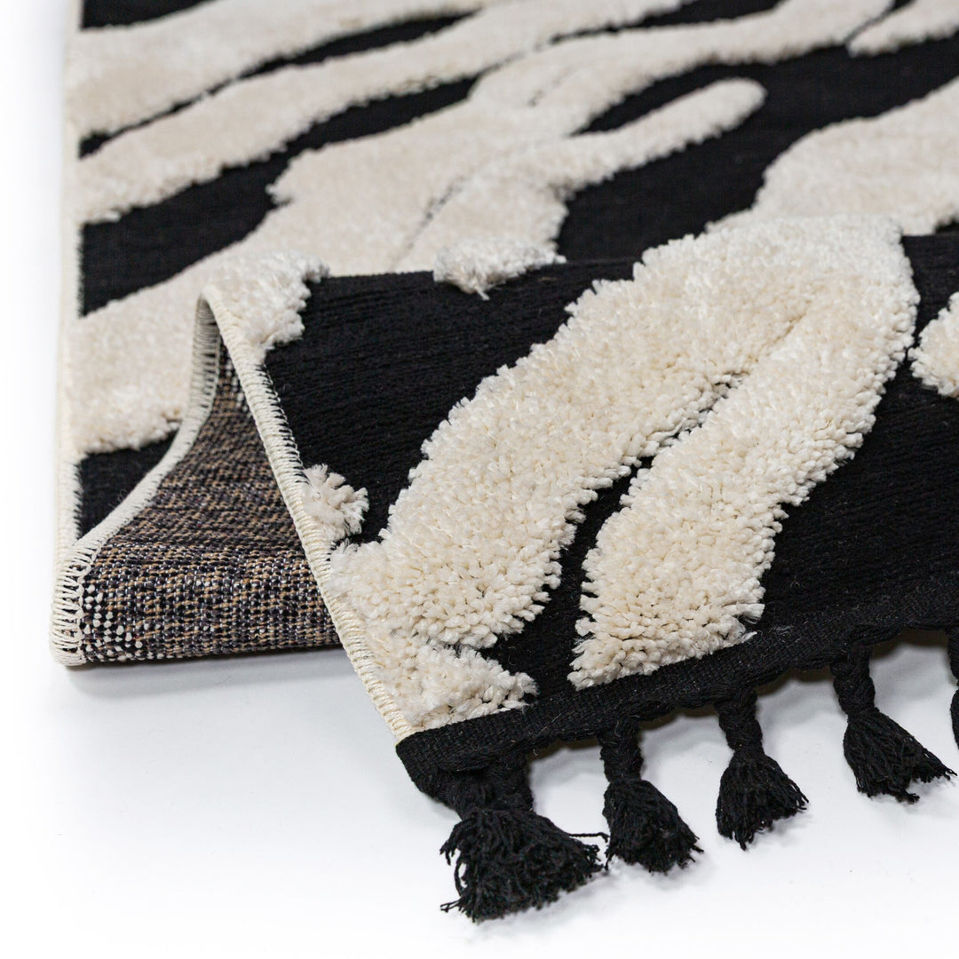 Tapis moderne de couloir ESRA ZEBRA