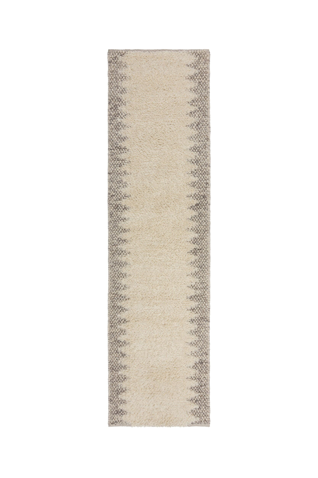 tapis couloir laine minerals border naturel 