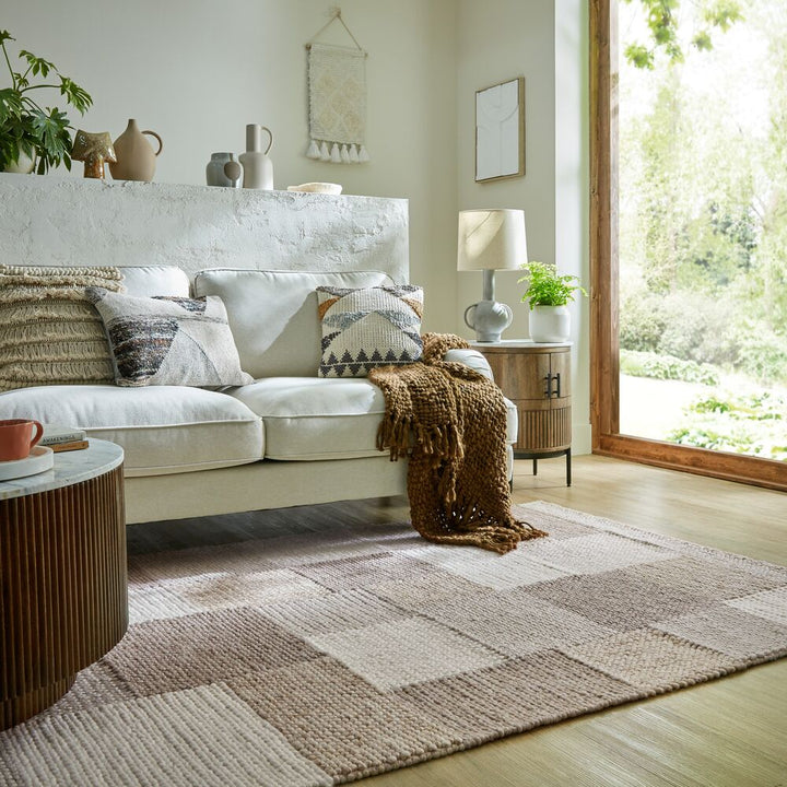 Tapis en laine MINERALS PATCHWORK