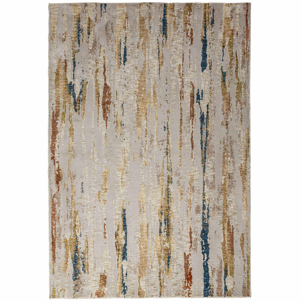 tapis salon polyester deriva abstract multicolore #couleur_multicolore