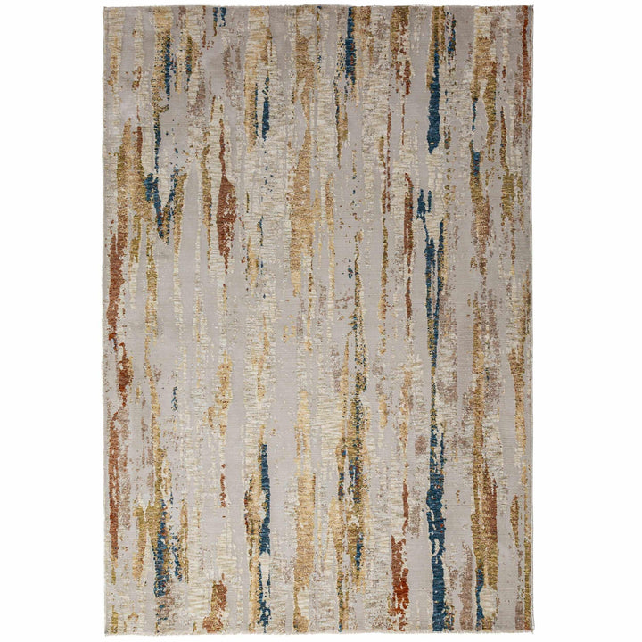 tapis salon polyester deriva abstract multicolore 