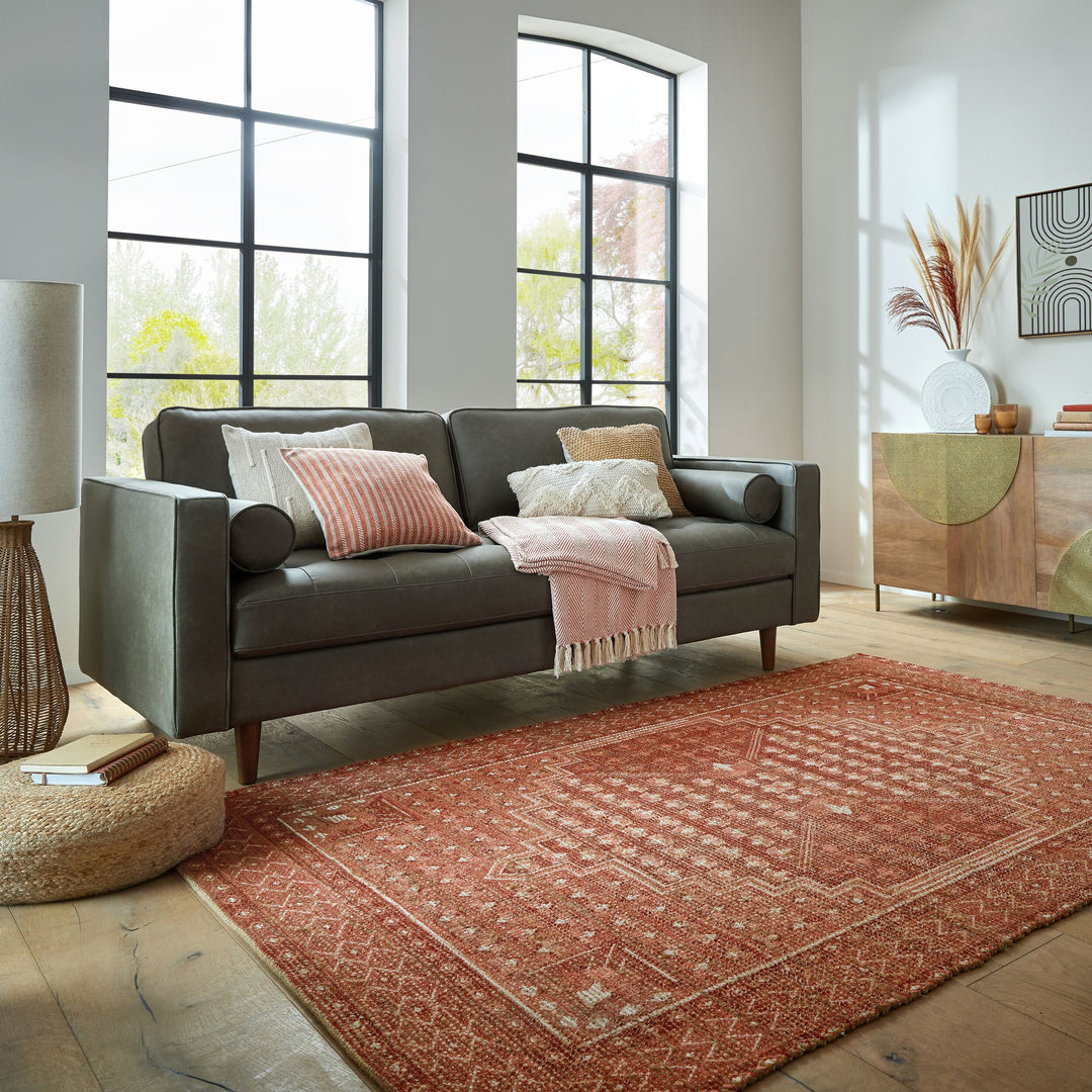 Tapis en jute vintage RANA