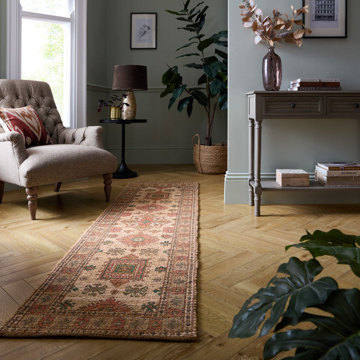 Tapis en jute de couloir Lana