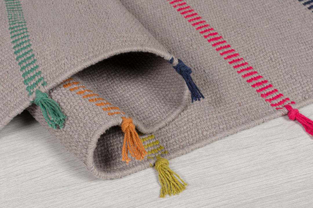 Tapis de couloir en coton recyclé NAHLA