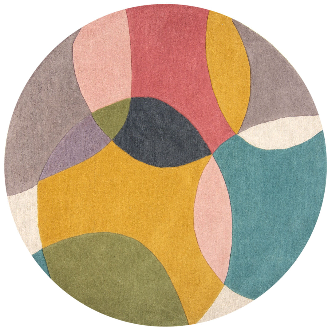 Tapis en laine rond RADIANCE