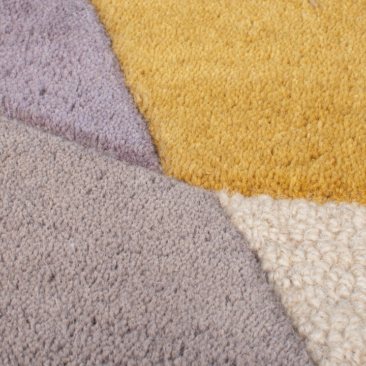 Tapis en laine rond RADIANCE