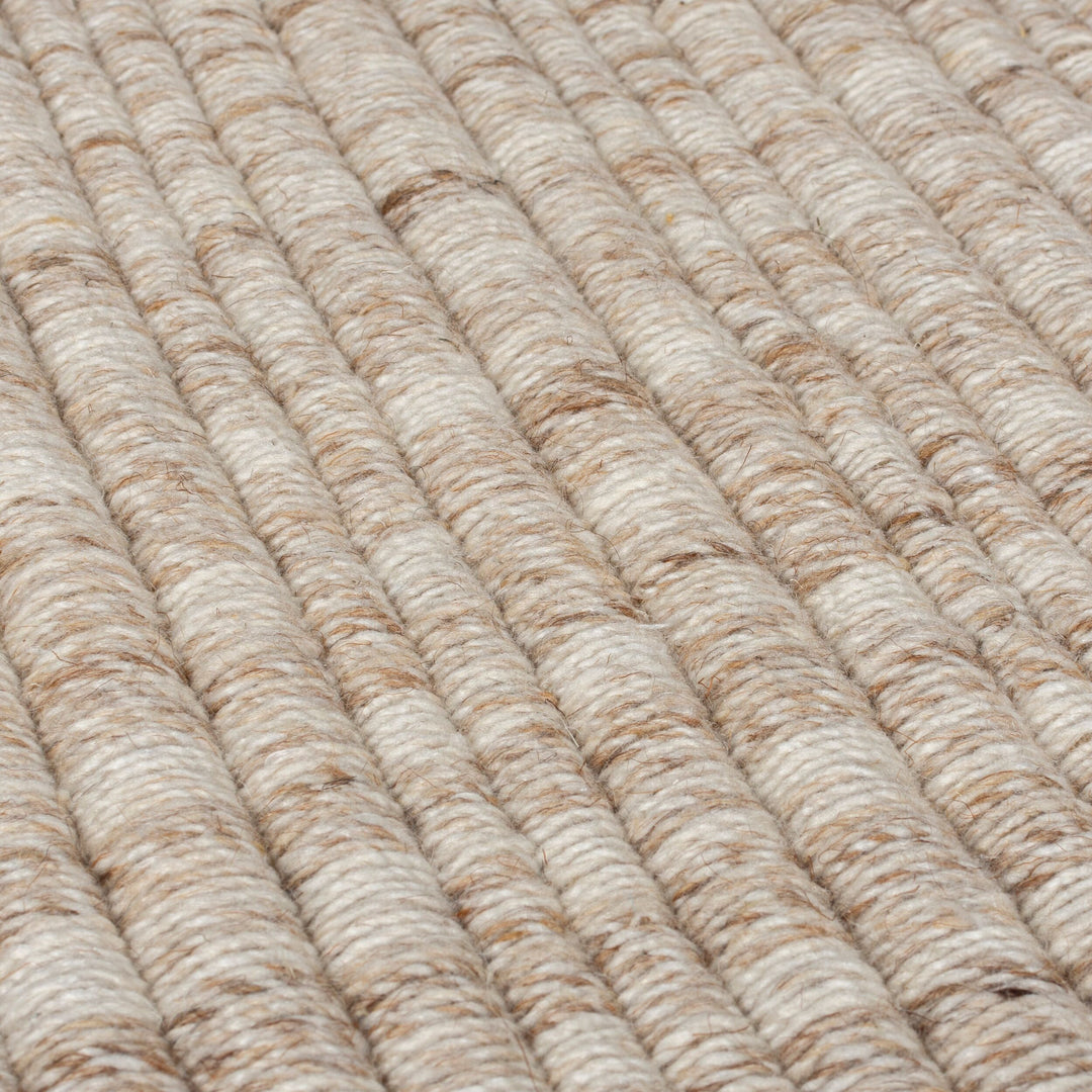 Tapis en laine de couloir FRANGES