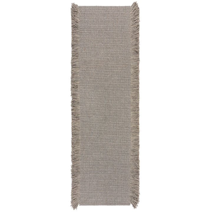 Tapis en laine de couloir FRANGES