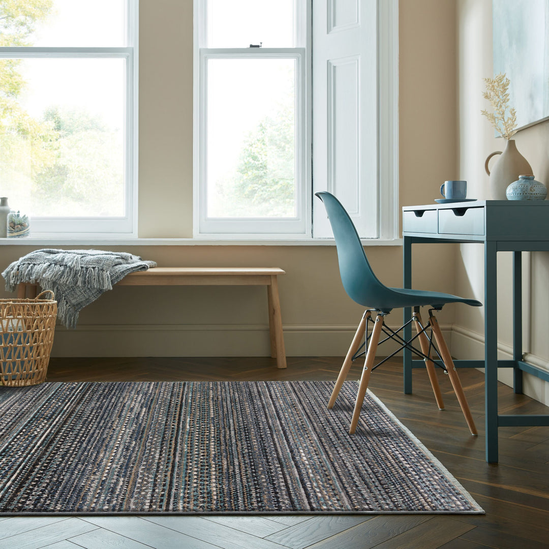 Tapis moderne à franges CAMINO