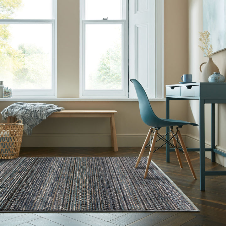 Tapis moderne à franges CAMINO