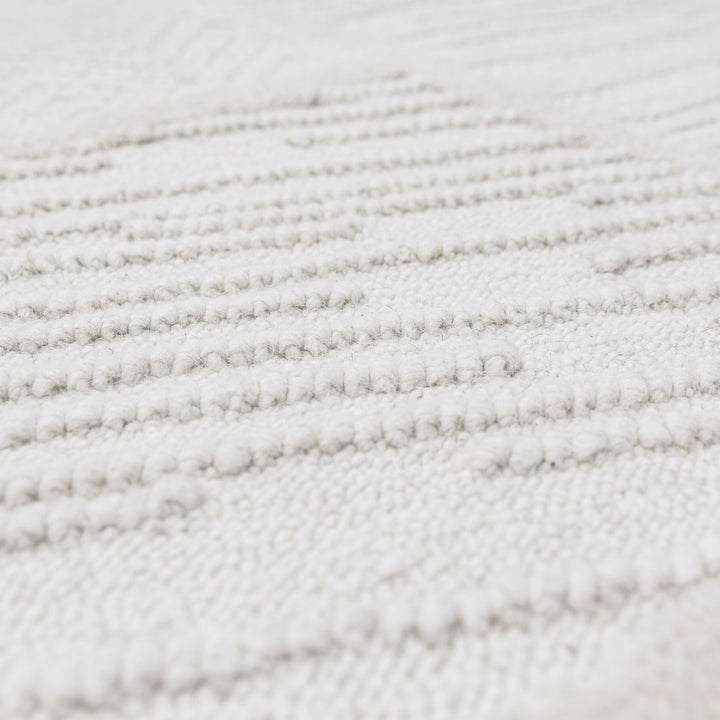 Tapis en laine de couloir BLOCKS RELIEF