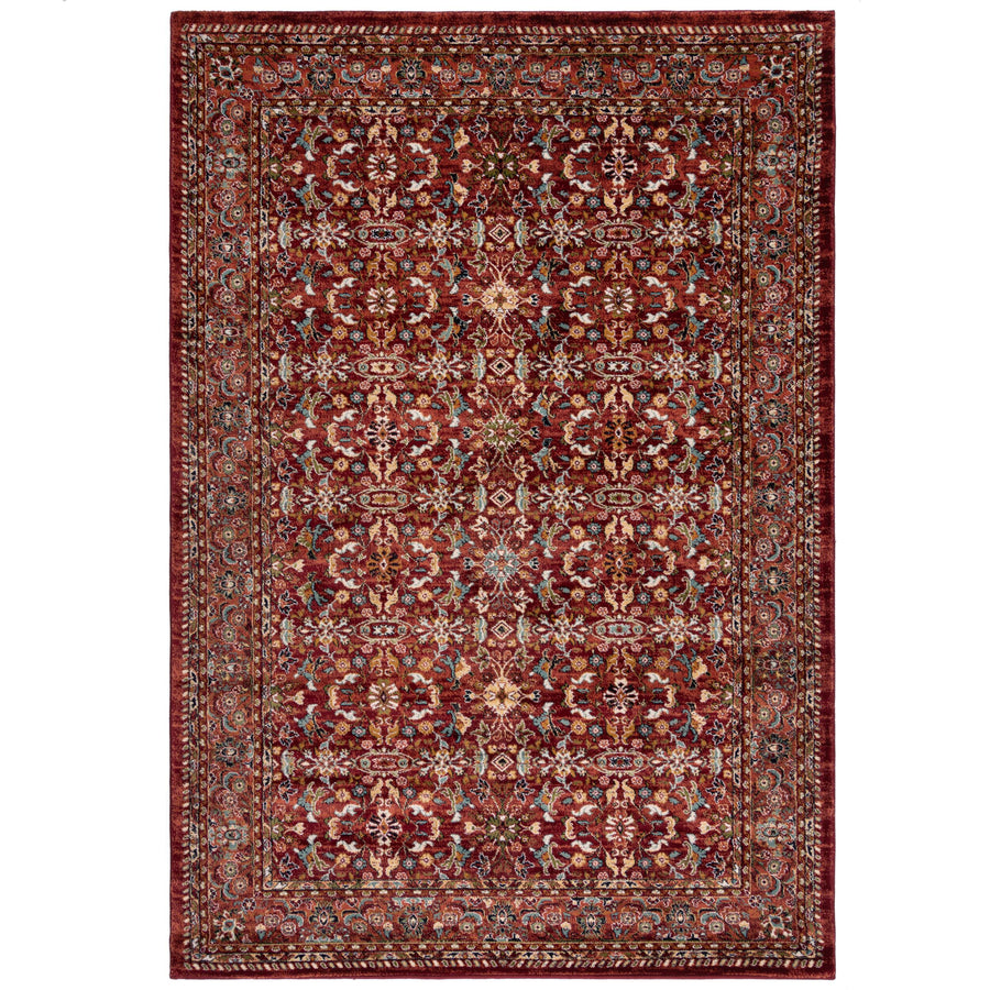 tapis salon vintage sandford rouge #couleur_rouge