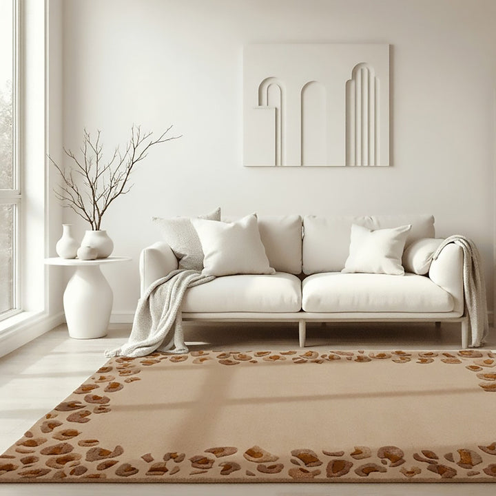 Tapis en laine LEOPARD FRAME