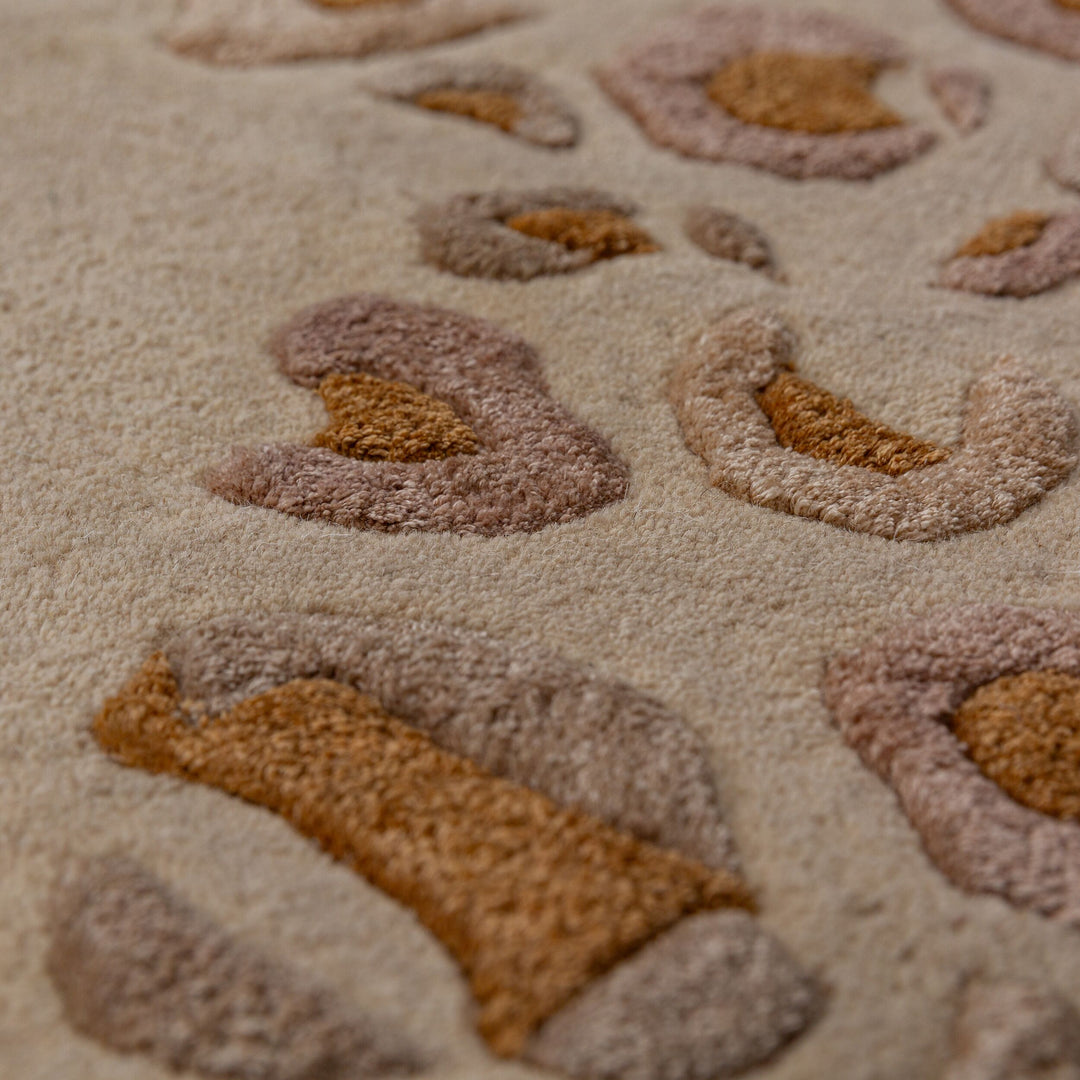 Tapis en laine LEOPARD FRAME