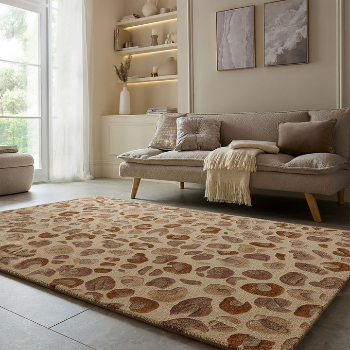 Tapis en laine LEOPARD