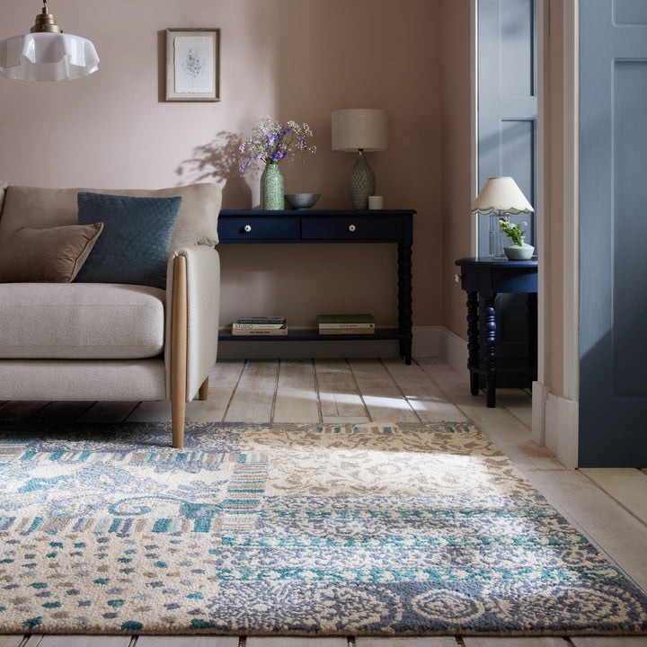 Tapis en laine ELOISE PATCHWORK