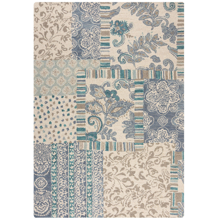 Tapis en laine ELOISE PATCHWORK