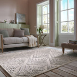 Tapis floral en laine SLOANE