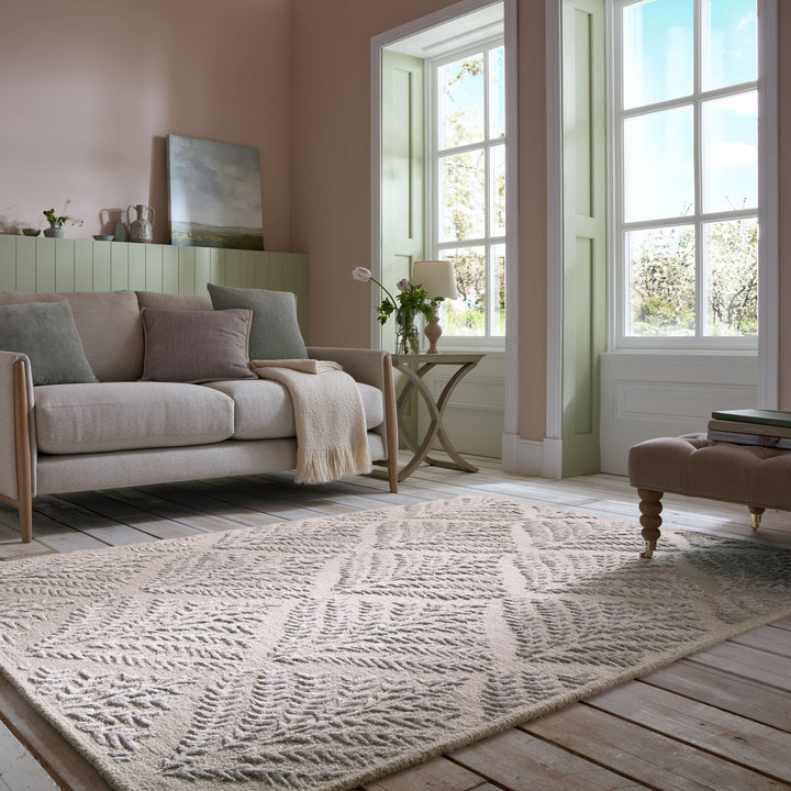 Tapis floral en laine SLOANE