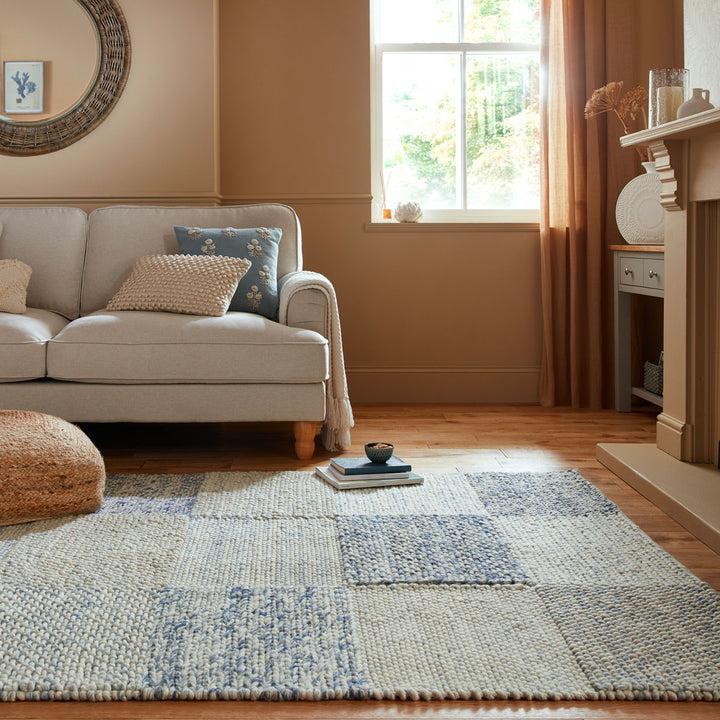 Tapis en laine PEBBLE PATCHWORK