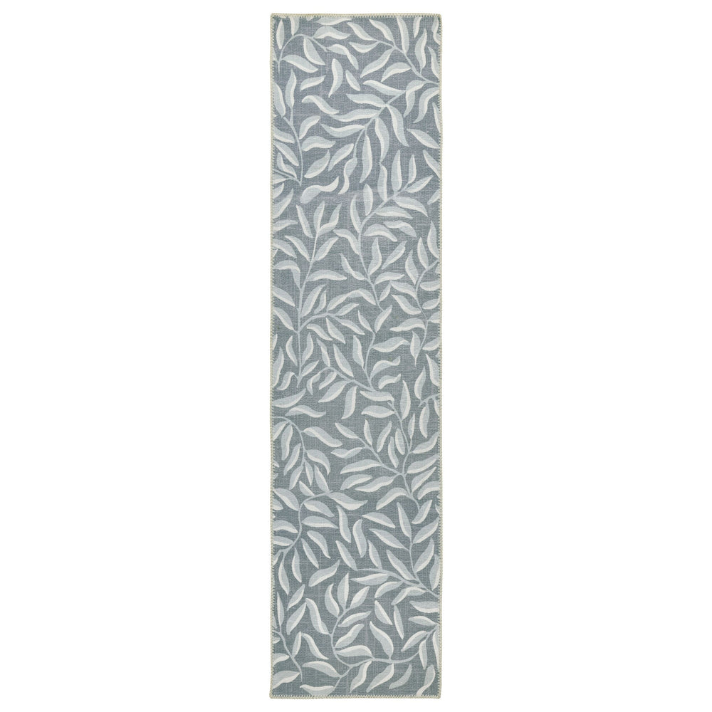 tapis de couloir lavable sur fond blanc