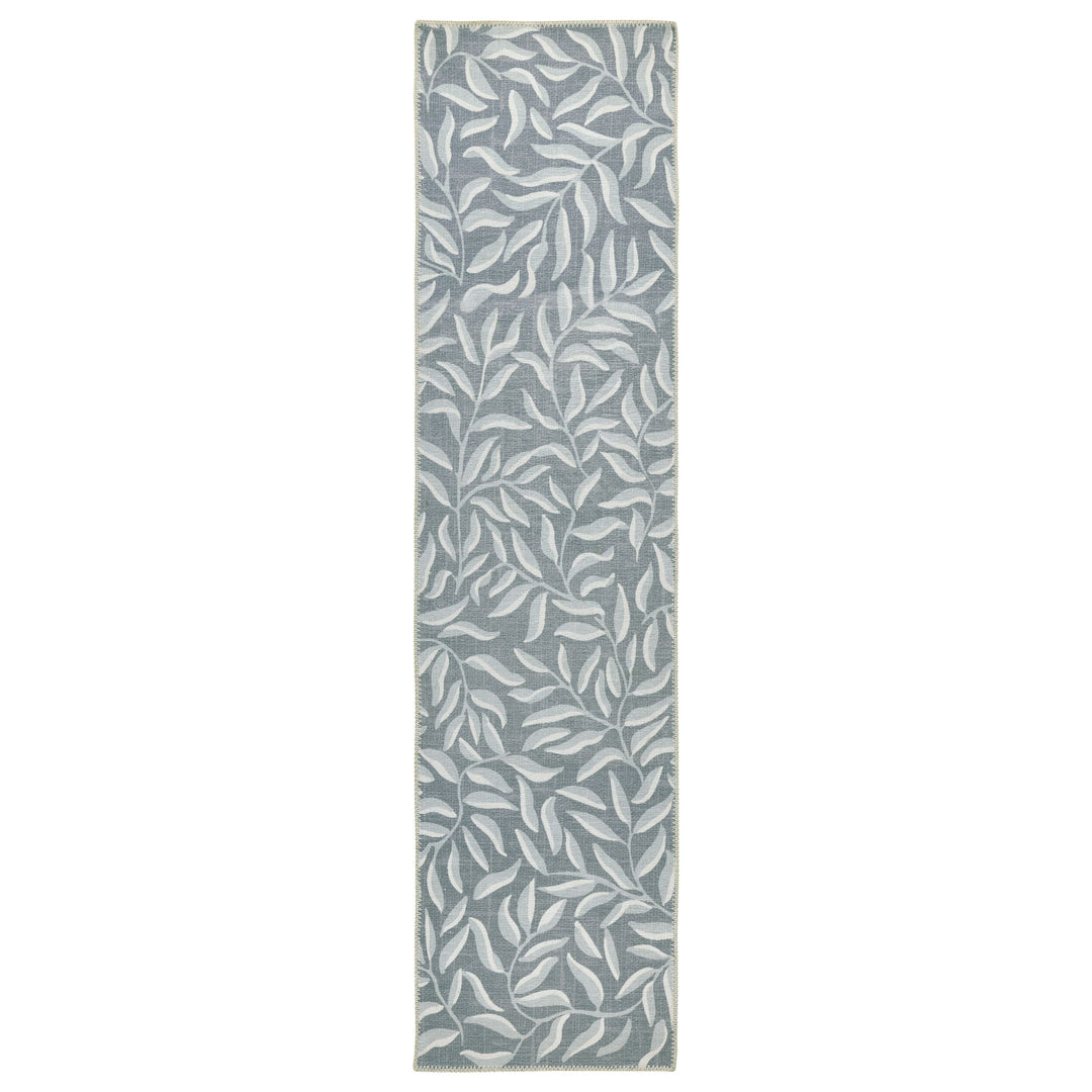tapis de couloir lavable sur fond blanc