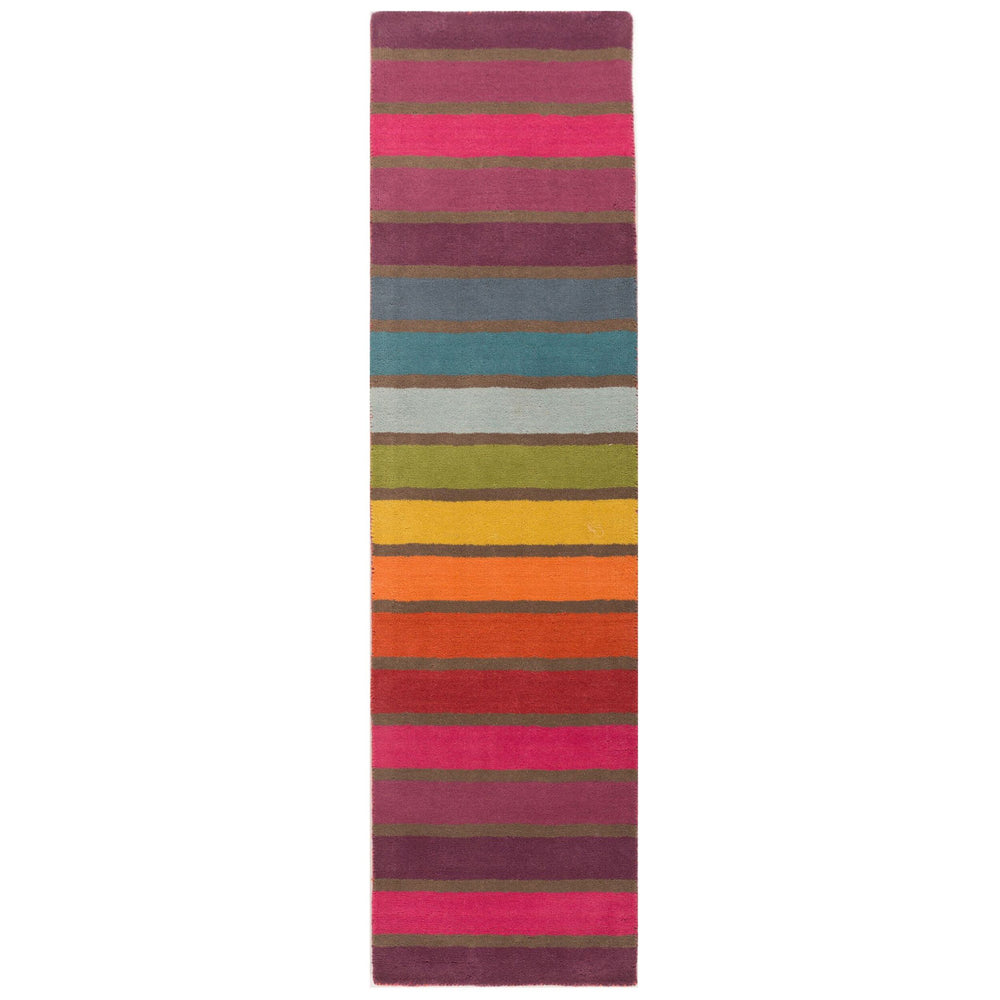 tapis en laine candy pour couloir